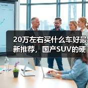 20万左右买什么车好最新推荐，国产SUV的硬派与智能选择（图4）