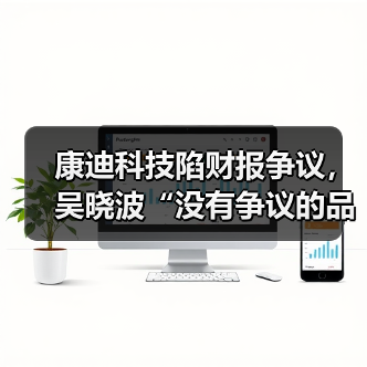 康迪科技陷财报争议，吴晓波“没有争议的品牌不值得期待”（图3）