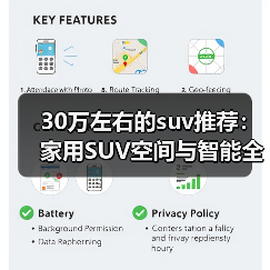 30万左右的suv推荐：家用SUV空间与智能全面比拼（图1）