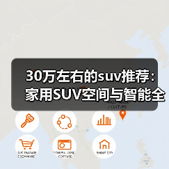 30万左右的suv推荐：家用SUV空间与智能全面比拼（图3）
