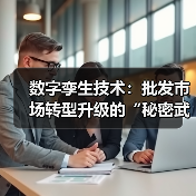 数字孪生技术：批发市场转型升级的“秘密武器”（图1）
