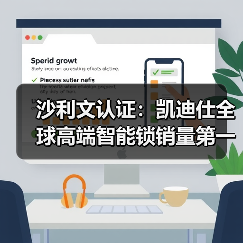 沙利文认证：凯迪仕全球高端智能锁销量第一，36国热销超1000万台引领行业发展（图3）
