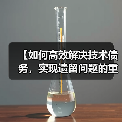 【如何高效解决技术债务,实现遗留问题的重构成功】(图4) 【如何高效解决技术债务,实现遗留问题的重构成功】(图4)