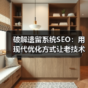 破解遗留系统SEO：用现代优化方式让老技术焕发新生命（图1）
