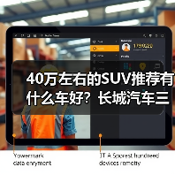 40万左右的SUV推荐有什么车好？长城汽车三款高端车型全面解析（图1）