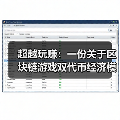 超越玩赚：一份关于区块链游戏双代币经济模型崩溃与重生的手术式分析（图1）