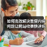 如何高效解决重复内容问题让网站收录快速恢复（图3）