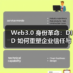 Web3.0 身份革命：DID 如何重塑企业信任与隐私管理