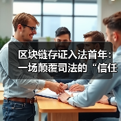 区块链存证入法首年：一场颠覆司法的“信任革命”，还是技术泡沫的狂欢？