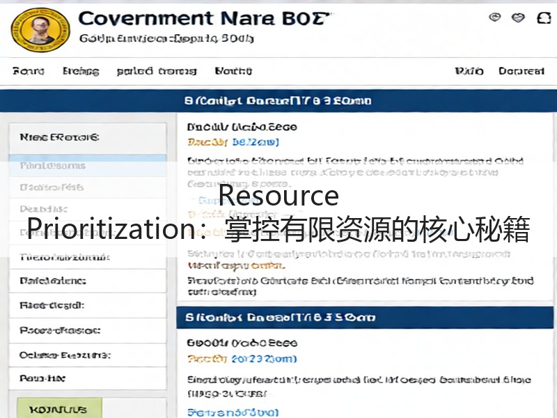Resource Prioritization：掌控有限资源的核心秘籍