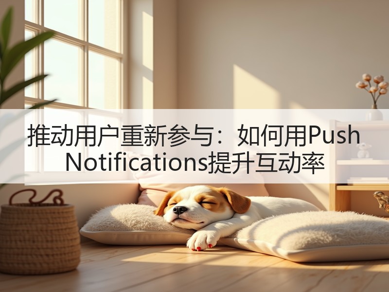 推动用户重新参与：如何用Push Notifications提升互动率