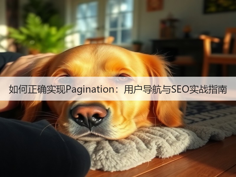 如何正确实现Pagination：用户导航与SEO实战指南