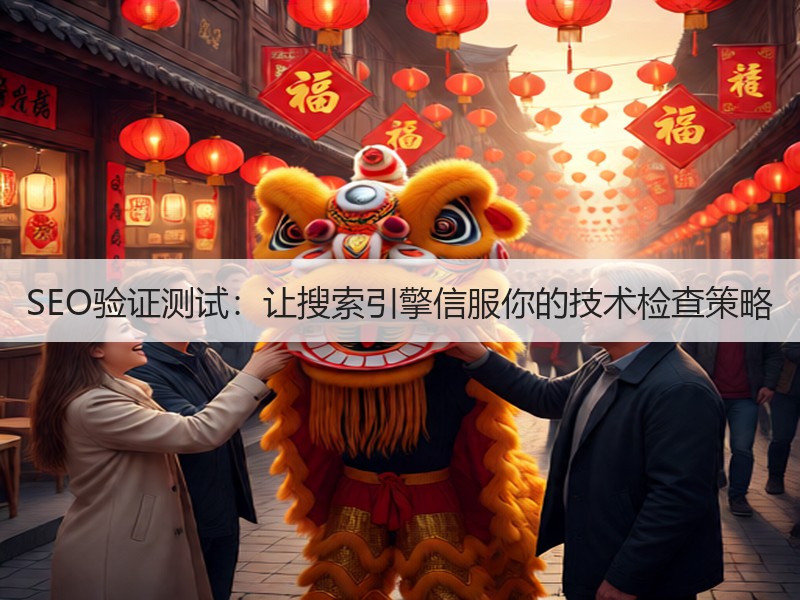 SEO验证测试：让搜索引擎信服你的技术检查策略