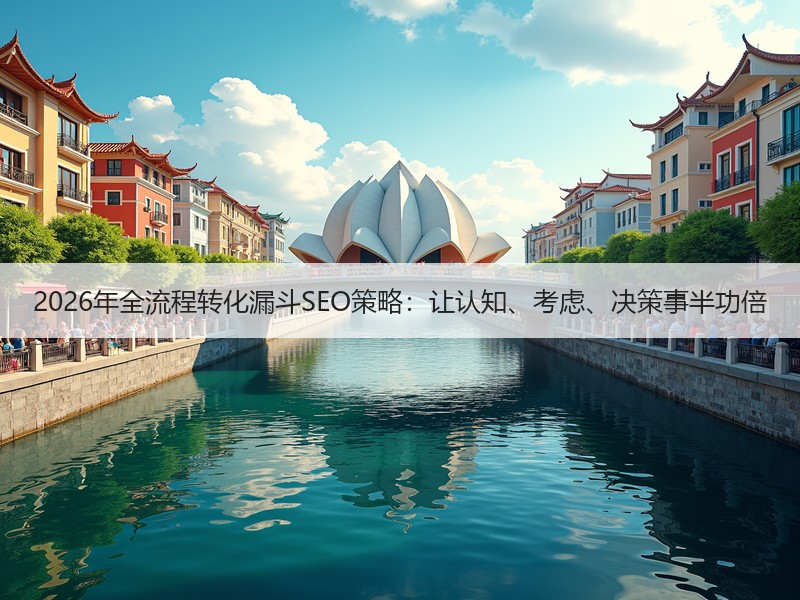 2026年全流程转化漏斗SEO策略：让认知、考虑、决策事半功倍
