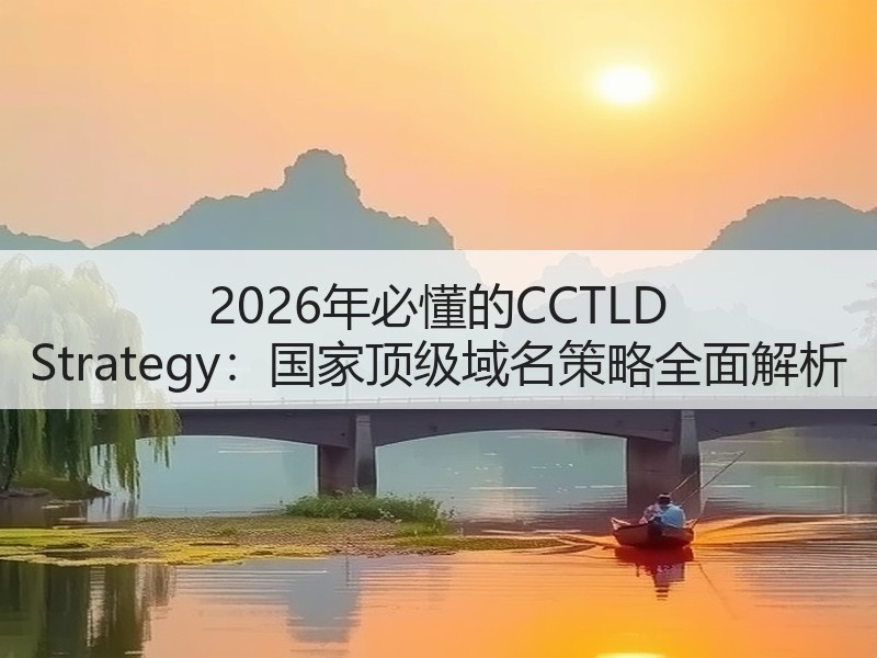 2026年必懂的CCTLD Strategy：国家顶级域名策略全面解析