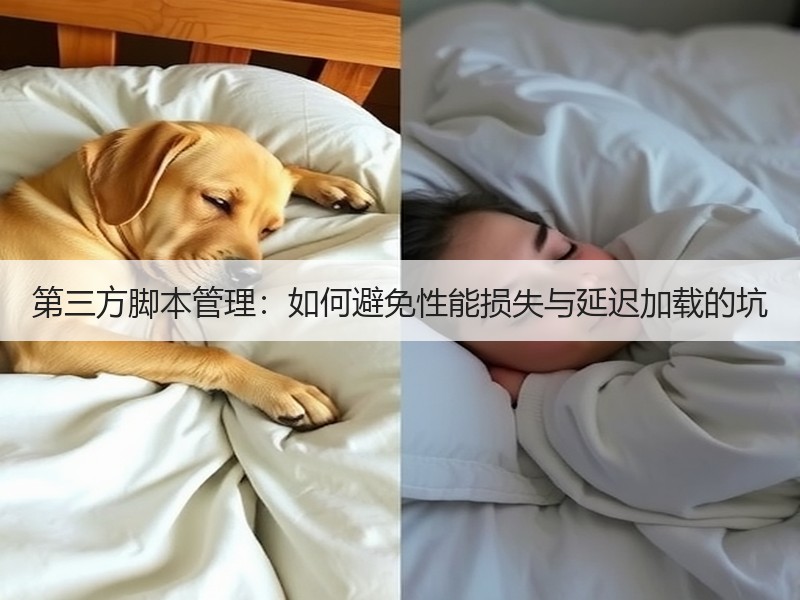 第三方脚本管理：如何避免性能损失与延迟加载的坑