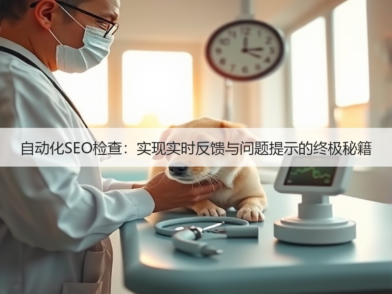 自动化SEO检查：实现实时反馈与问题提示的终极秘籍
