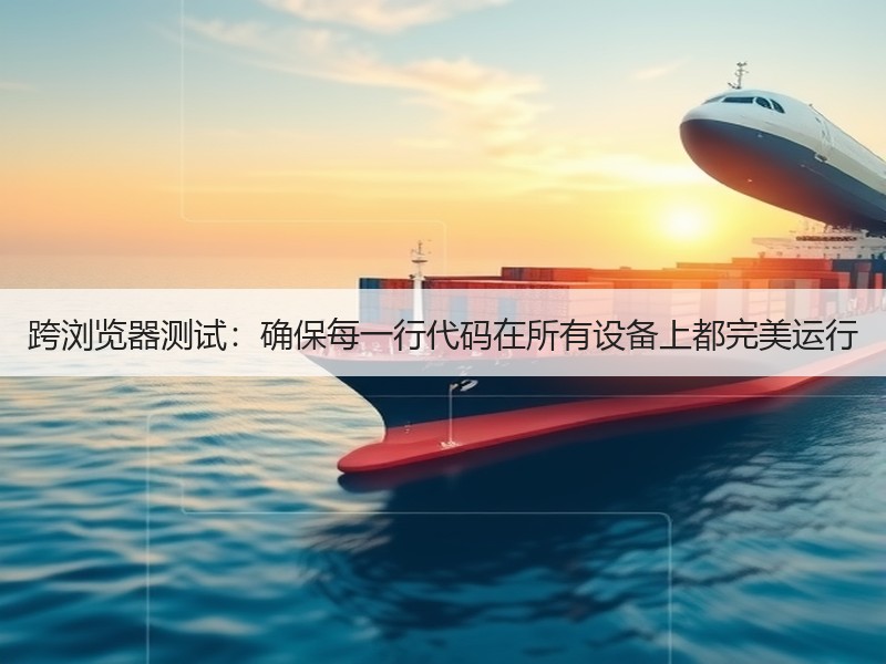 跨浏览器测试：确保每一行代码在所有设备上都完美运行