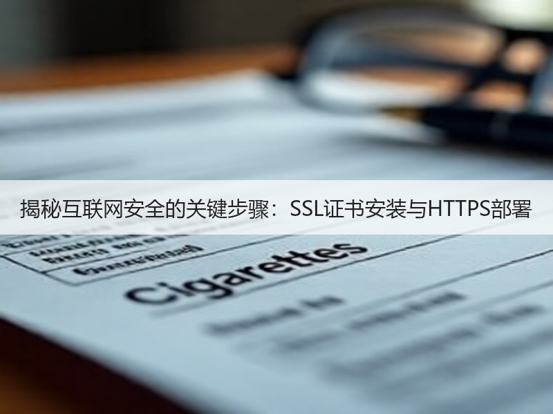 揭秘互联网安全的关键步骤：SSL证书安装与HTTPS部署