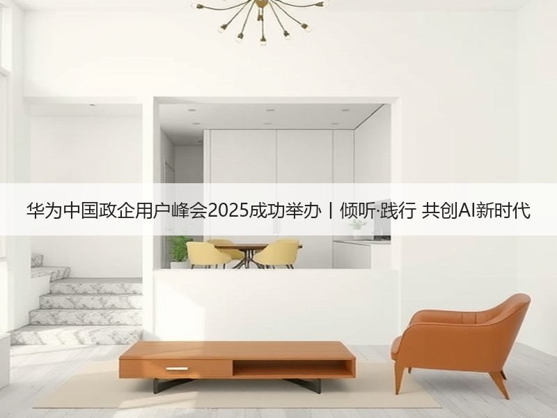华为中国政企用户峰会2025成功举办丨倾听·践行 共创AI新时代