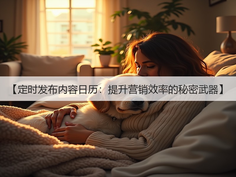 【定时发布内容日历：提升营销效率的秘密武器】
