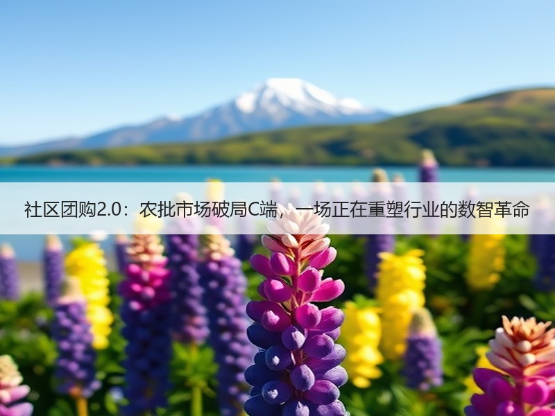 社区团购2.0：农批市场破局C端，一场正在重塑行业的数智革命