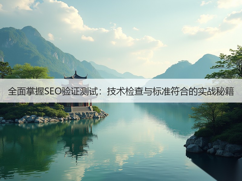 全面掌握SEO验证测试：技术检查与标准符合的实战秘籍