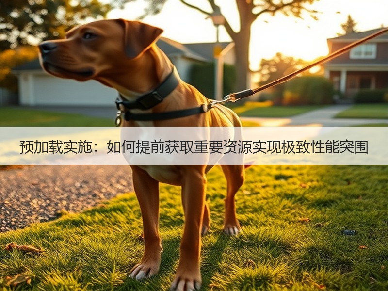 预加载实施：如何提前获取重要资源实现极致性能突围