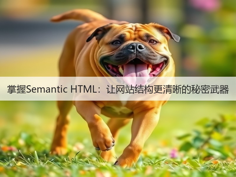 掌握Semantic HTML：让网站结构更清晰的秘密武器