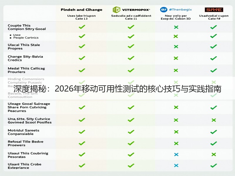 深度揭秘：2026年移动可用性测试的核心技巧与实践指南