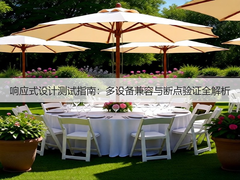 响应式设计测试指南：多设备兼容与断点验证全解析